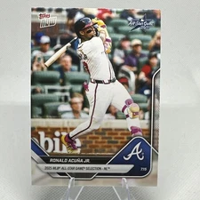 2025 Topps Now MLB All Star Game #ASG-RAJ Ronald Acuna Jr Atlanta Braves
