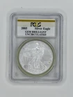 U.S. Mint 2005 American Eagle PCGS Gem Brilliant Uncirculated 1 oz Silver 0.999