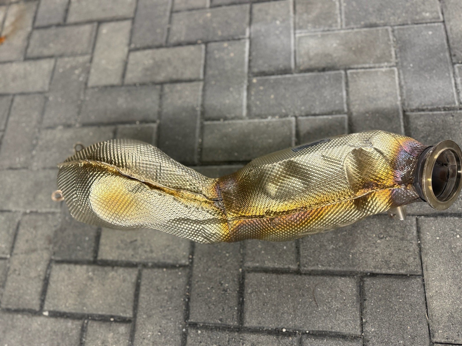 McLaren 720S 2017-2022 OEM Exhaust Downpipe 14HA042CP 01