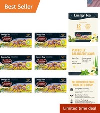 Eco-Friendly Energy Black Tea: 72 Caffeinated Tea Bags for Sustainable Sipping