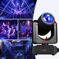 2X60W RGBW 4in1 LED Moving Head Beam Light W/Strip LED Stage DJ Disco Lighting