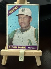 1966 Topps #433 Alvin Dark Kansas City Athletics - B
