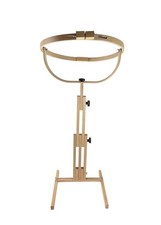 Frank A. Edmunds Quilters Wonder 18" Wooden Hoop with Adjustable Stand