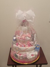 3 Tier Diaper loaded Baby Shower Diaper Cake