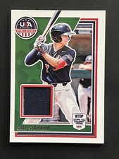2022 Panini Stars & Stripes Cale Stricklin USA Baseball Material USAM-CA