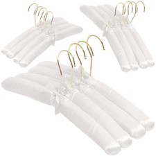 Padded Clothing Fabric Hangers for Women Clothing - Set of 12 Premium Hangers...