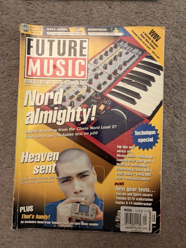 Future Music Magazine Lot of 4  Back Issues 1997 2003