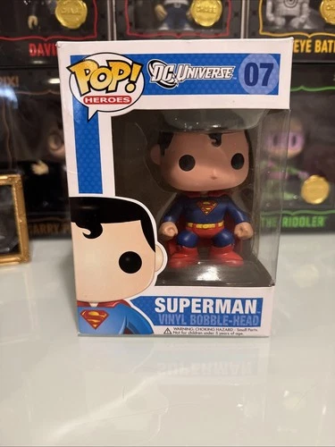 Funko Pop DC Universe Superman #07 OG First Run Very Clean 🔥 🔥 🔥