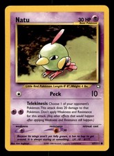 Natu 67/111 Common Neo Genesis Pokemon Unlimited Moderately Played