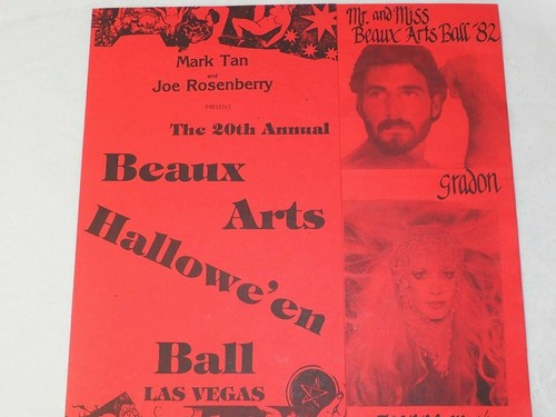 1982 BEAUX ARTS HALLOWEEN BALL DUNES HOTEL LAS VEGAS - Picture 4 of 8