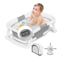 NAPEL Collapsible Baby Bathtub for Infants to Toddler, Portable Travel Baby Bath
