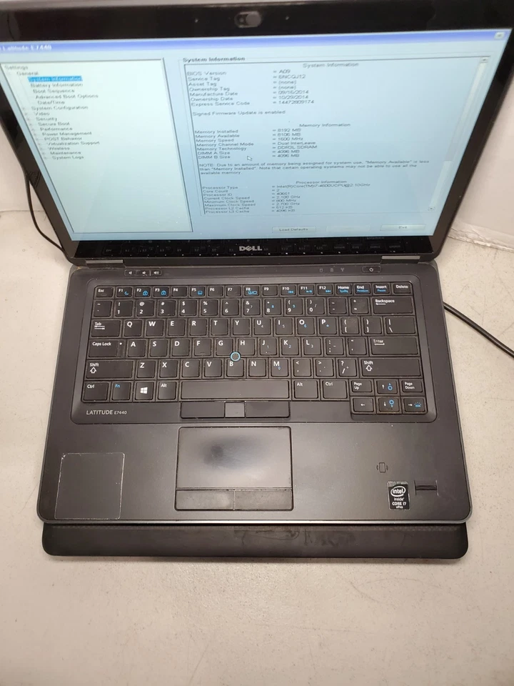 Lote de 3 Laptop Dell Latitude E7440 14" Pantalla Táctil i7-4600U 8GB Sin SSD/OS #69 Foto 3 de 4