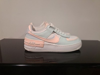 Nike Air Force 1 Women's Shadow Sail Blue And Pink. 8 1/2