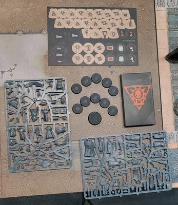 Warhammer 40k Sanctifiers Kill Team Sororitas Imperial Agents NoS Cards Tokens