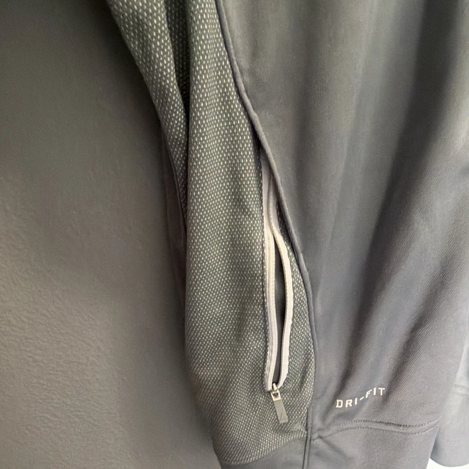 Jordan Dri-FIT Men's Gray Full-Zip Track Jacket w/ Zipped Pockets XL - Image 4 of 4