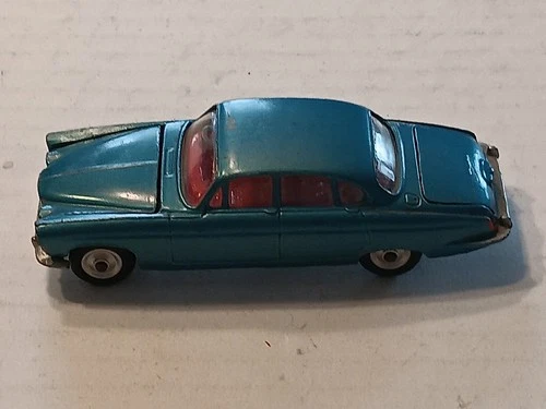 Vintage 1960s, Corgi Toys, Blue/Green Jaguar Mark X Saloon, #238, Britian...Read
