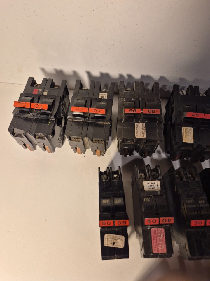 Ffe Breakers Federal Pacific FPE Breakers Multiple Amps Select From Menu | eBay