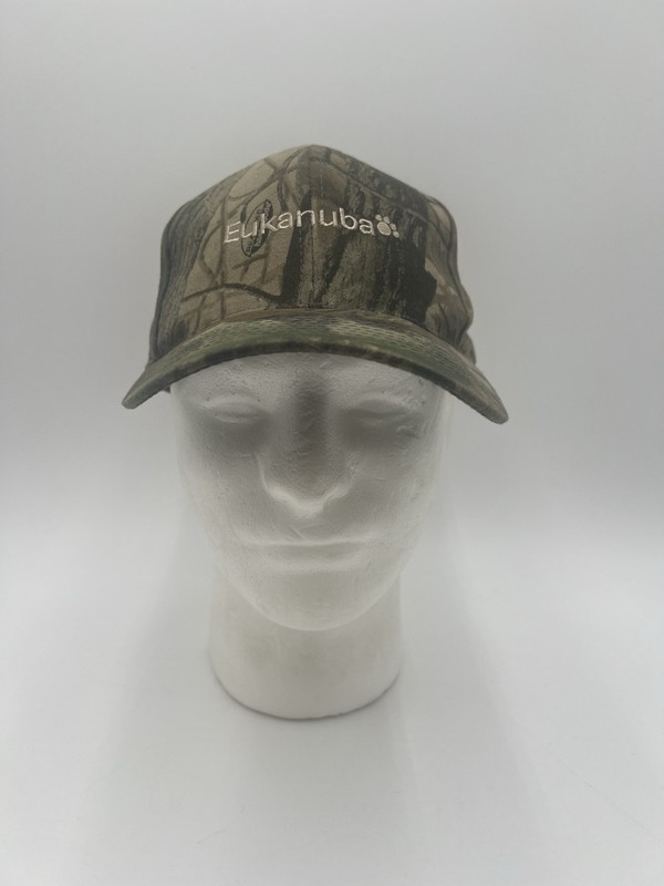 Eukanuba Camo Adjustable Strapback Hunting Baseball Cap Hat USA Made
