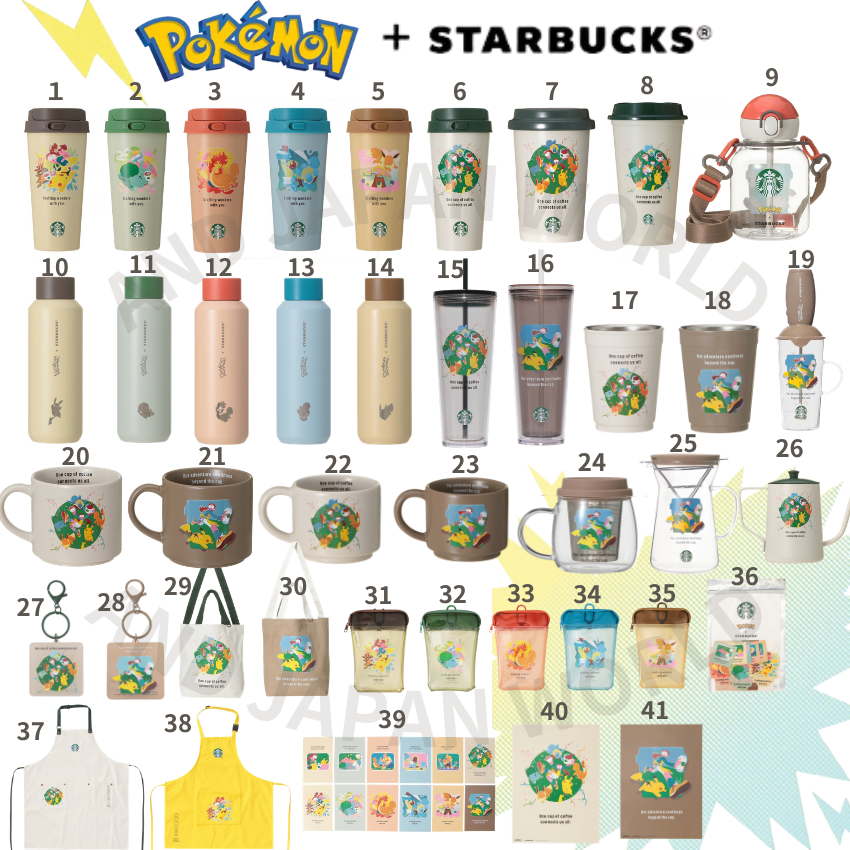 Pre-order 2026 Starbucks Japan x Pokémon Collaboration Collection Japan Pokemon | eBay