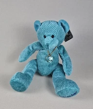 Russ December Bears of the Month Plush Turquoise Plush Toy Retired inv.#10321