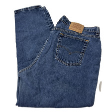 VTG LEVI'S 522 Jeans Men's W42/29 Blue Relaxed Seat Thigh Tapered Fit USA Made