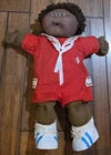 Cabbage Patch Kids African American Boy Brown Hair Sailor Outfit Pacifier Shoes