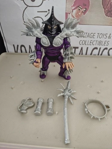 Vintage TMNT Ninja Turtles Figure Super Shredder 1991 Complete