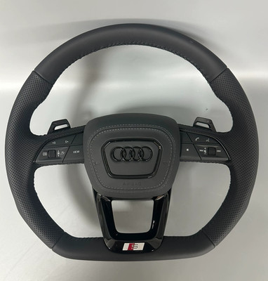 Audi Performance RS Line Lenkrad A3 A4 A5 A6 A7 Q3 Q5 Q7 B9 B9.5 ALL BLACK NEU