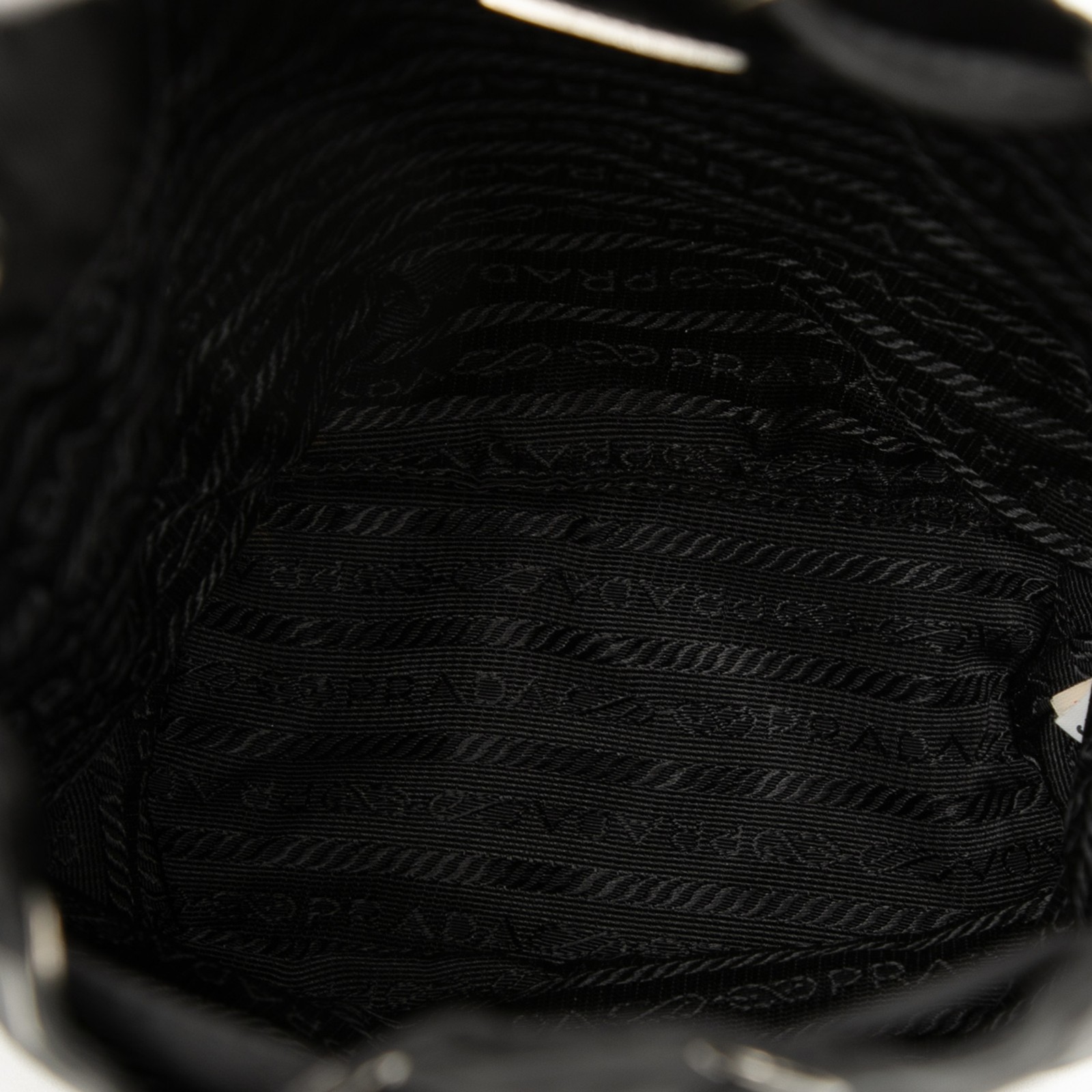 Authenticated Prada Mini Tessuto Drawstring Black… - image 4