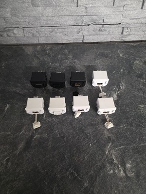 8 x Original Nintendo Wii Motion Plus Adapter 3x schwarz 5x Weiss 100% OK