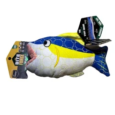 Bite Force Wildlife Durable Dog Toy Fish Made with Kevlar for Strong Chewers