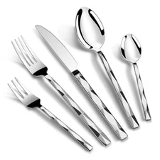  Silverware Set for 8, 40 Piece Heavy Duty Stainless Steel Serving 40-piece