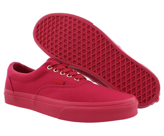 vans red mono ebay
