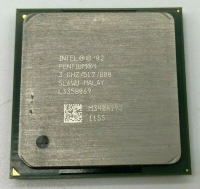 Intel Pentium 4 SL6WJ 3.00GHz / 512KB / 800MHz - Socket PGA478 #630