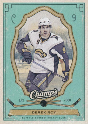 2009-10 UD Champ's GREEN #12 DEREK ROY - Buffalo Sabres
