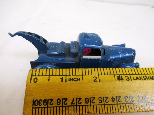 Vintage Die Cast Toby Toys 862 Breakdown Truck Length 4.7 Inches England Blue F3 - Picture 7 of 11