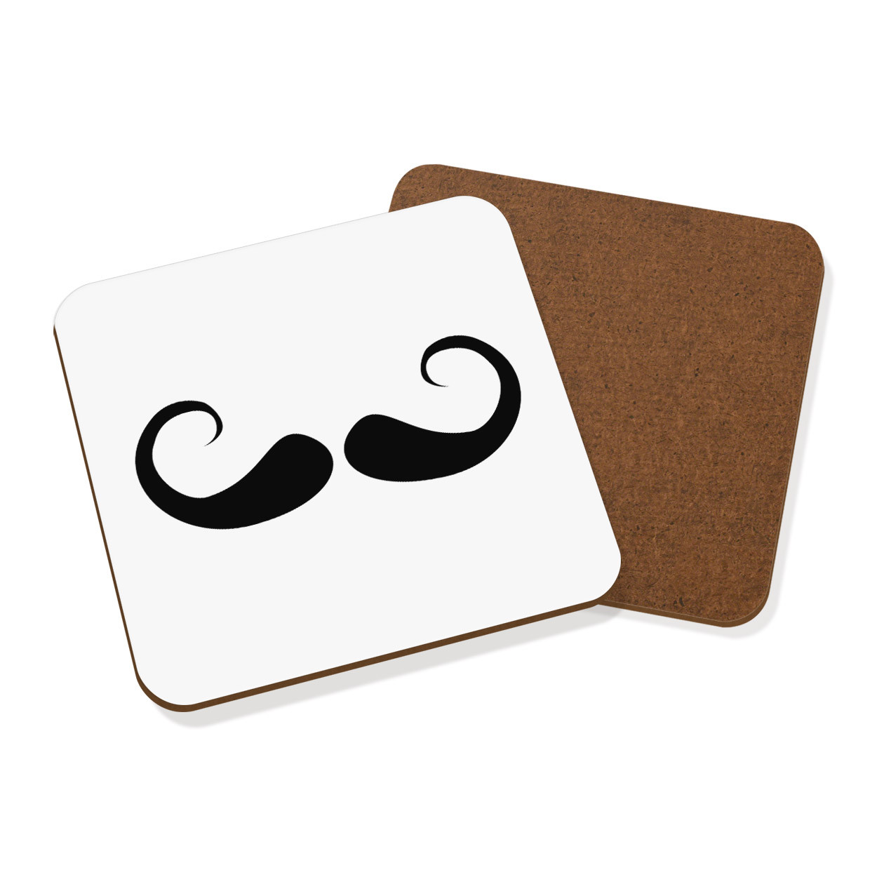 Imperial Moustache Coaster Drinks Mat - Funny