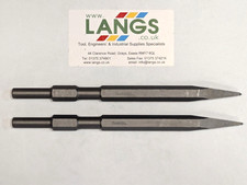 Makita - 17mm Hex Shank Breaker Points - Pack 2 - 280mm Long - D-08682  - New