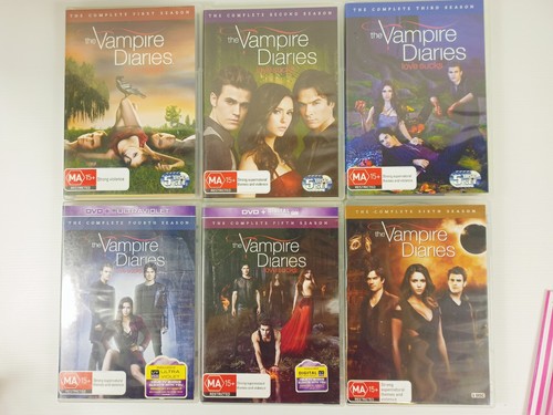 Vampire Diaries Season 1-6 DVDs 30 Disc Set Love Sucks! Most Discs Like New 90+h - Picture 2 of 20