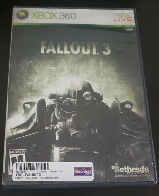Fallout 3 (Microsoft Xbox 360, 2009) No Manual