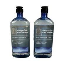  2 Bath  Body Works Aromatherapy Stargazing Meditation Body Wash  Foam Bath