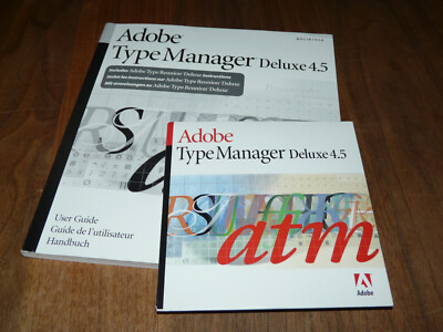 Adobe TypeManager Deluxe 4.5 Vollversion multilingual für Mac