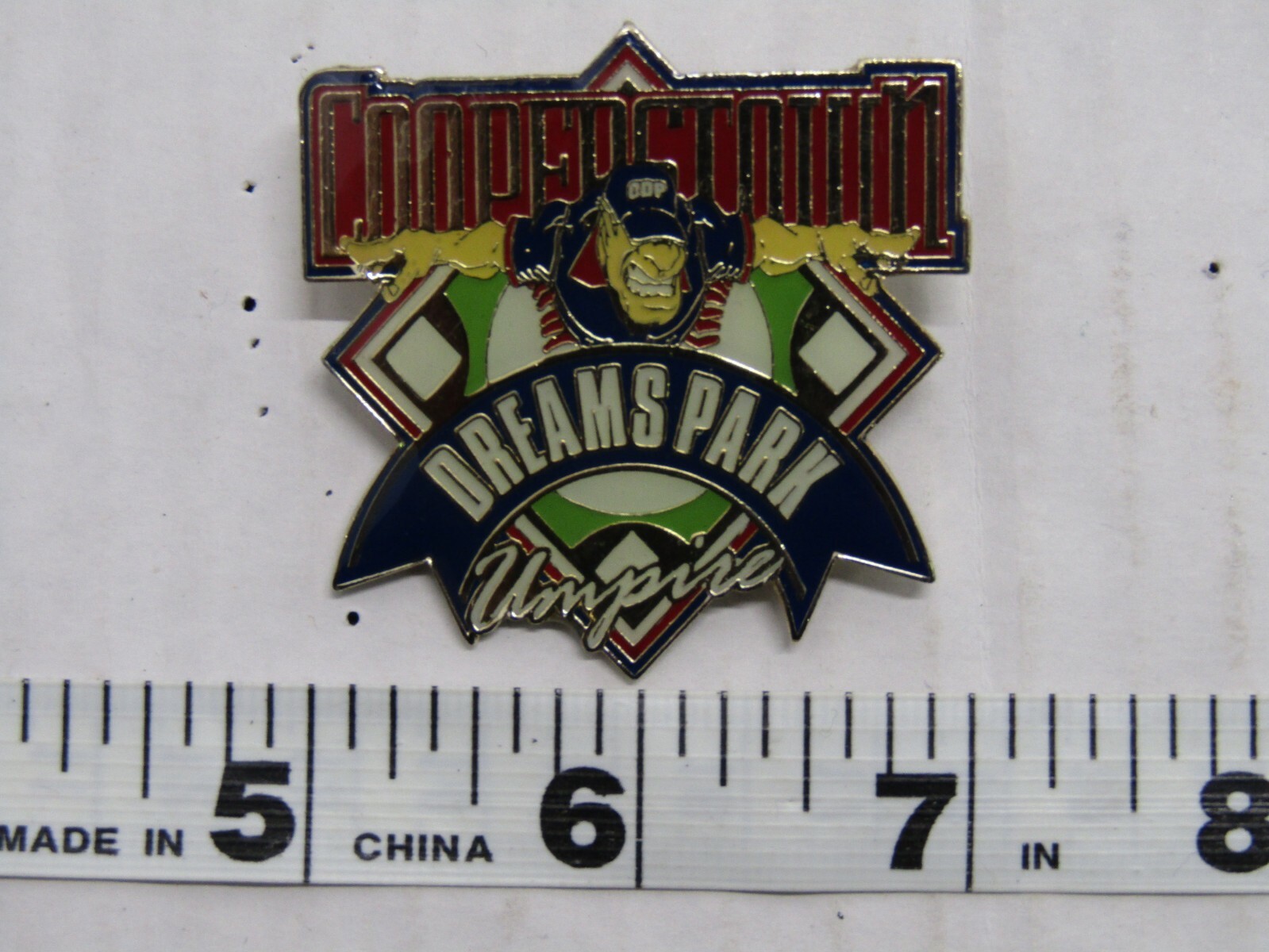 COOPERSTOWN DREAM PARK LITTLE LEAGUE BASEBALL TRADING PIN DREAMS PARK