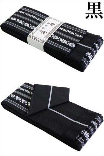 Japanese Men's Traditional KAKU OBI Kimono Belt 100% Cotton Japan - Picture 2 of 12