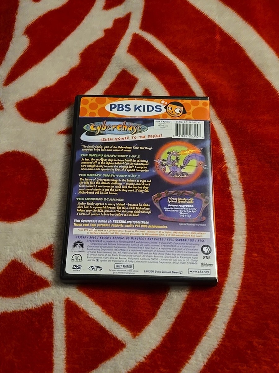 Cyberchase - The Snelfu Snafu (DVD, 2005) PBS Kids Very RARE