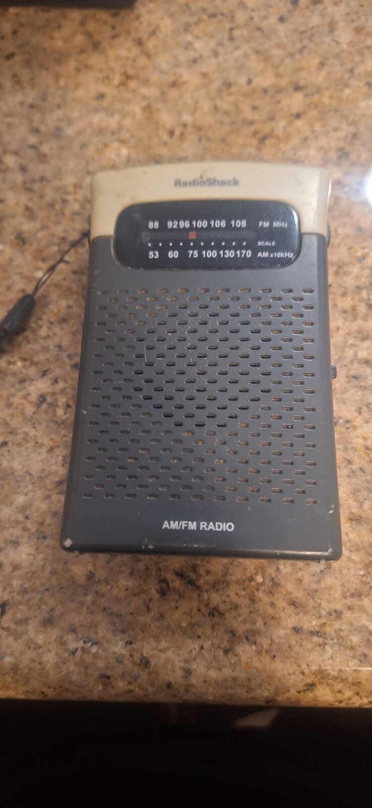 Vintage RadioShack AM/FM/TV Weather Radio WX Pocket Radio Tested!