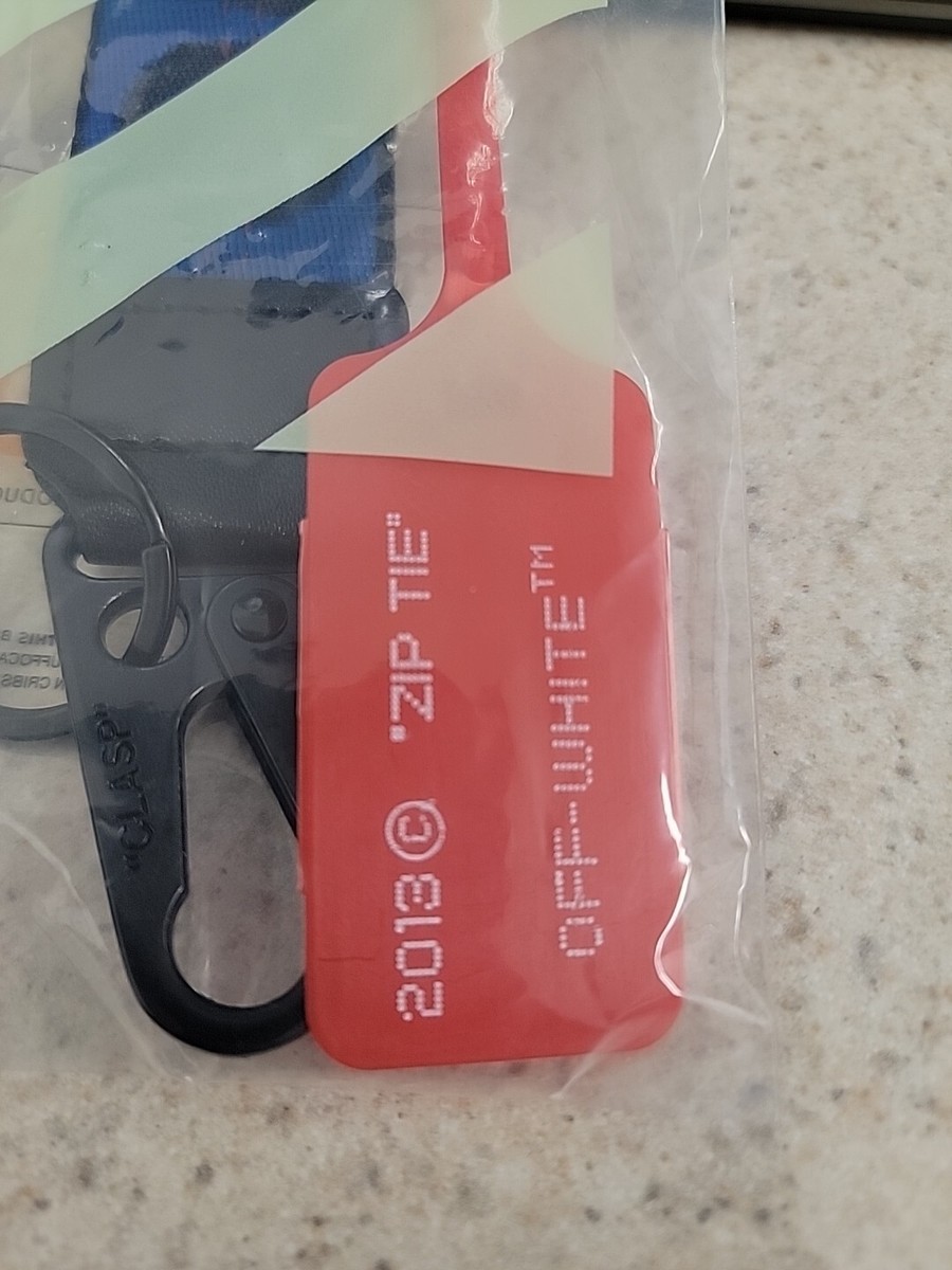 Off White Industrial Keychain Blue | eBay