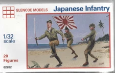 Glencoe Models Japanese Infantry  1/32, 20 Figures  2202