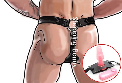 Bondage Chastity Belt Panties Underwear with Silicone Plug Shock Restraint BDSM - Picture 11 of 29