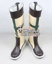 Final Fantasy X Rikku Yellow Halloween Cosplay Shoes Boots